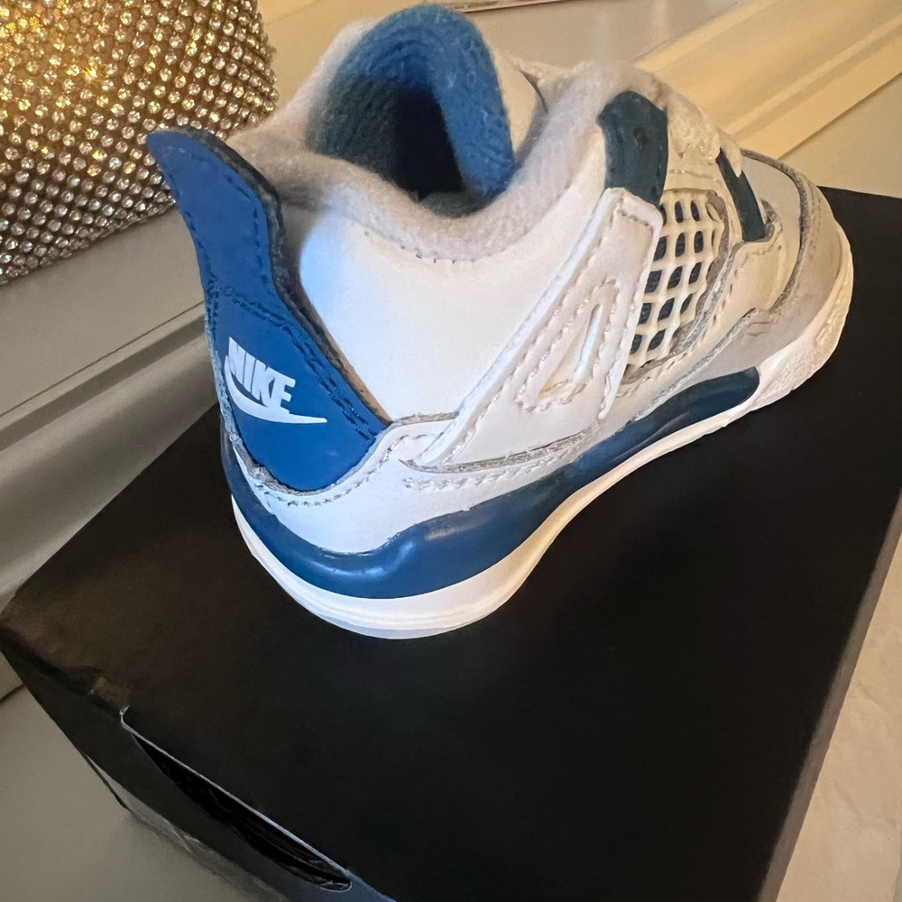 Nike Blue and White Athletic Sneakers